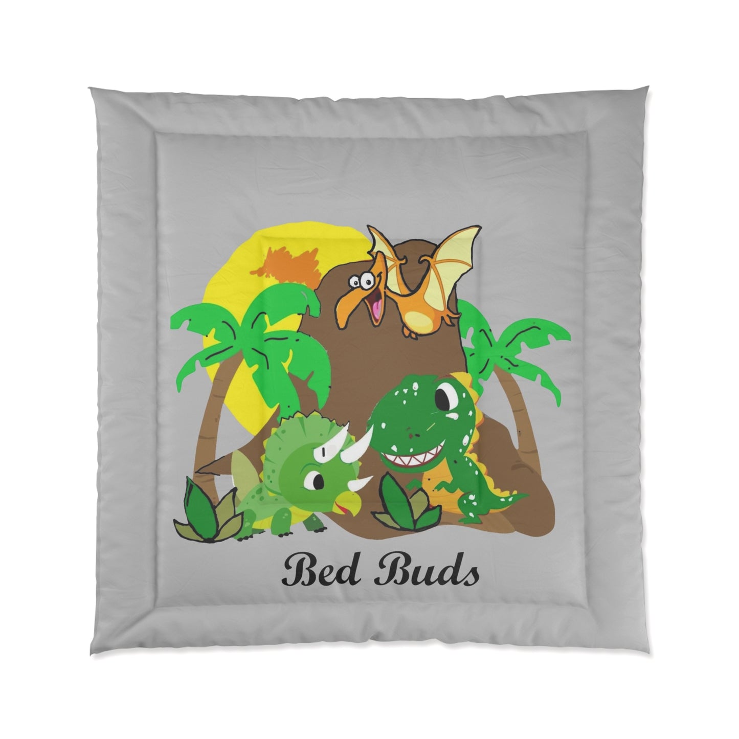 Bed Buds Grey Comforter