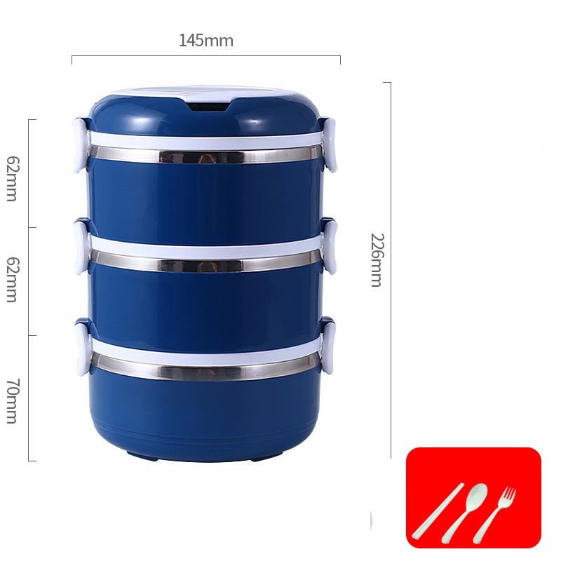 Portable Large Capacity Stainless Steel Insulated Lunch Box