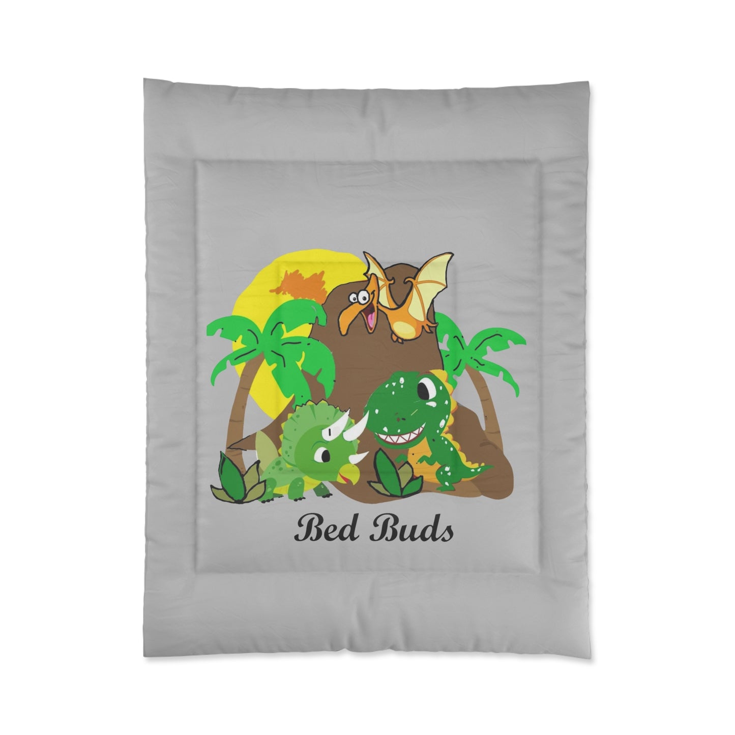 Bed Buds Grey Comforter