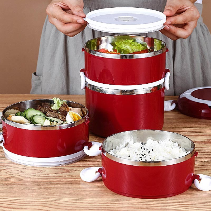 Portable Large Capacity Stainless Steel Insulated Lunch Box