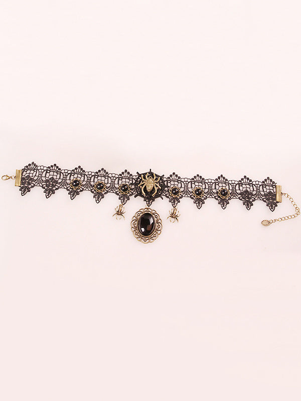 Lace Spider Necklace