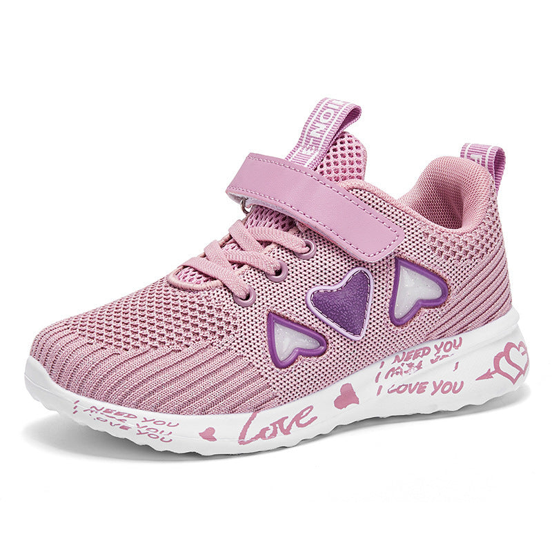 Girl's Casual Light Mesh Sneakers