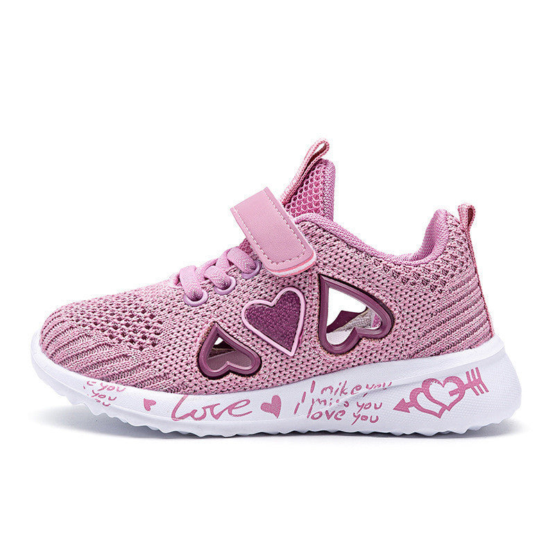Girl's Casual Light Mesh Sneakers