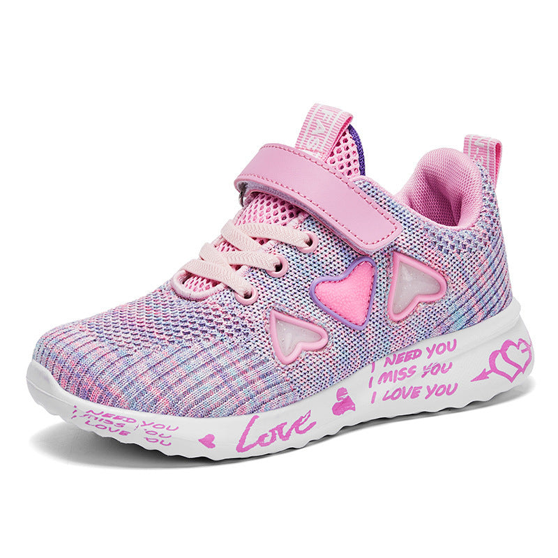 Girl's Casual Light Mesh Sneakers