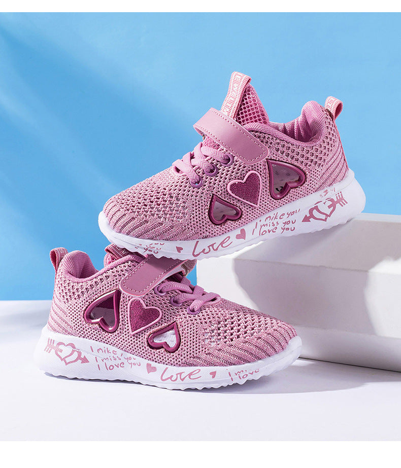 Girl's Casual Light Mesh Sneakers
