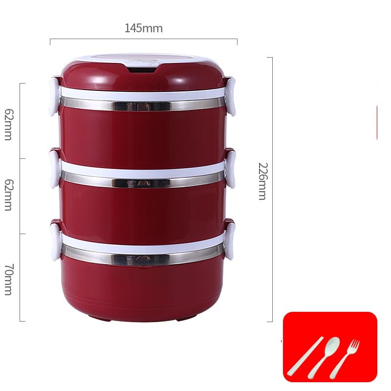 Portable Large Capacity Stainless Steel Insulated Lunch Box