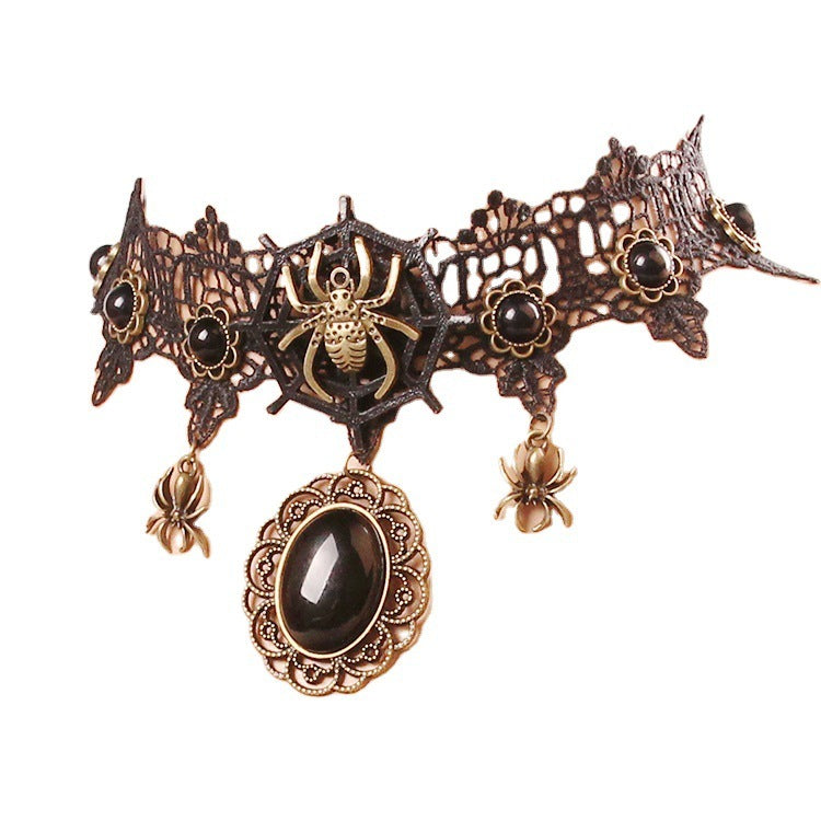 Lace Spider Necklace