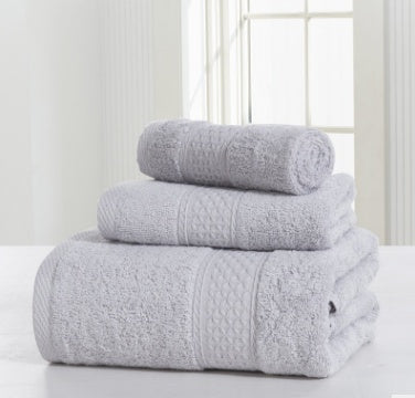 Cotton soft double-sided thick towel-set