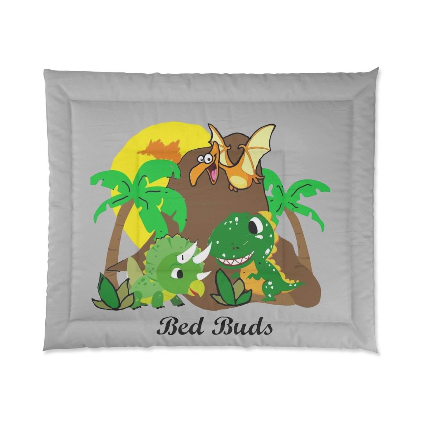 Bed Buds Grey Comforter