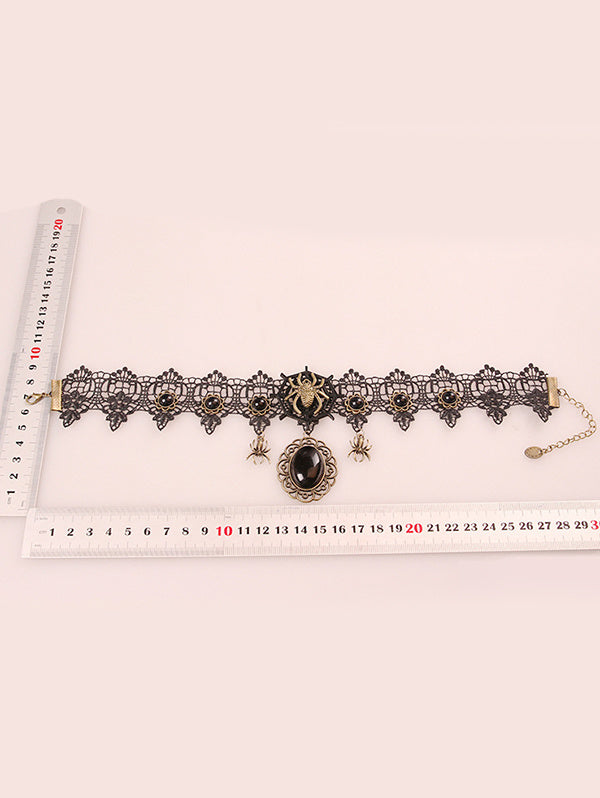 Lace Spider Necklace