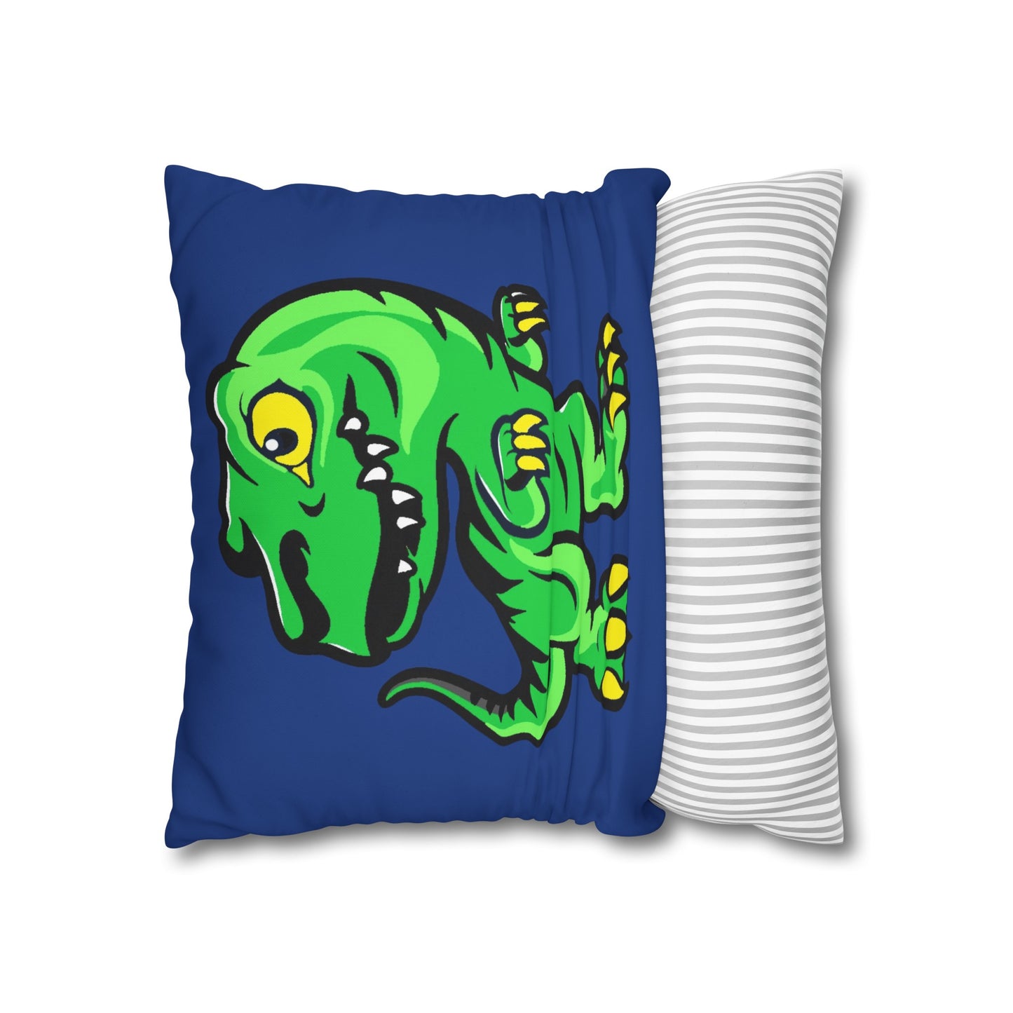 Dinosaur Blue Polyester Pillowcase