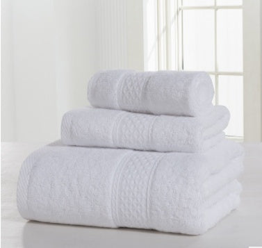 Cotton soft double-sided thick towel-set