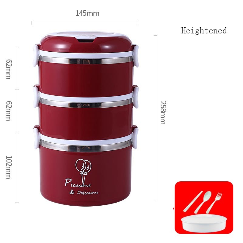 Portable Large Capacity Stainless Steel Insulated Lunch Box