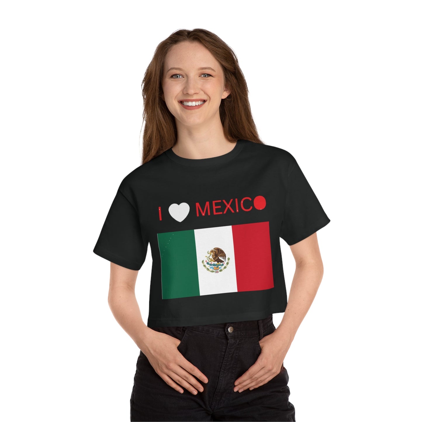 Mexico Champion Women's Heritage Cropped T-Shirt