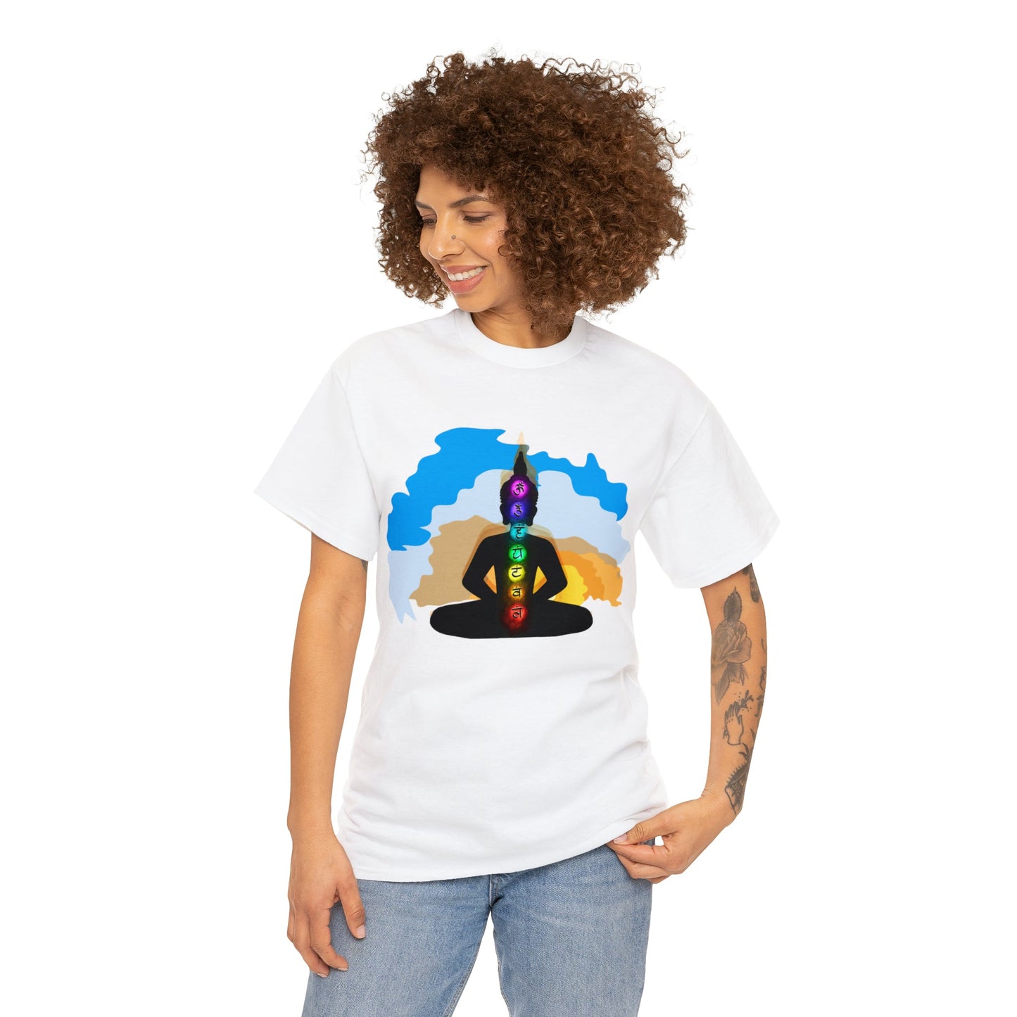 Chakra Unisex Heavy Cotton Tee