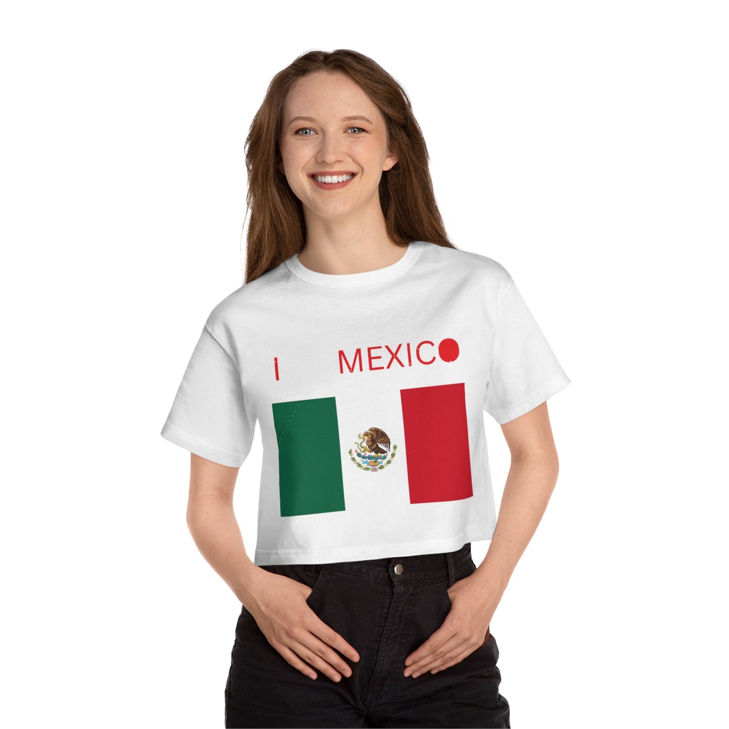 Mexico Champion Women's Heritage Cropped T-Shirt
