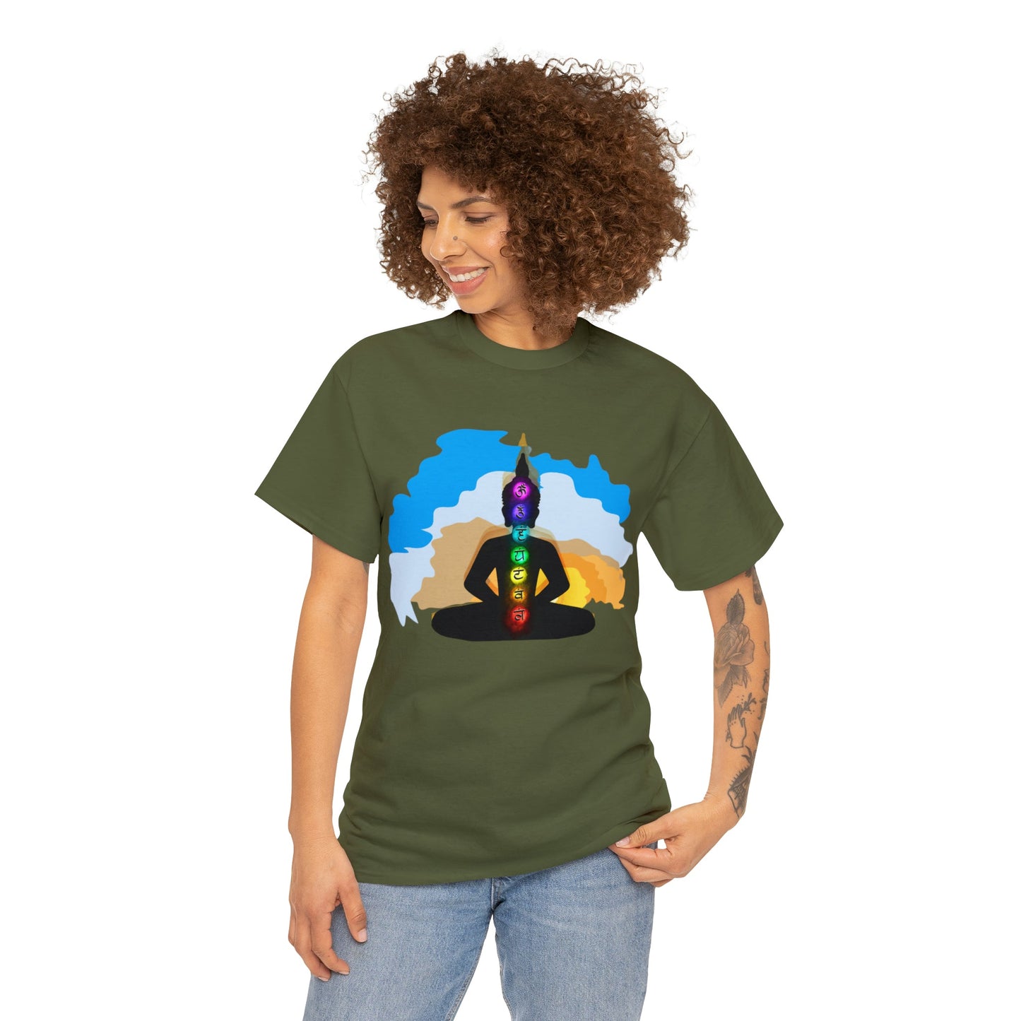 Chakra Unisex Heavy Cotton Tee