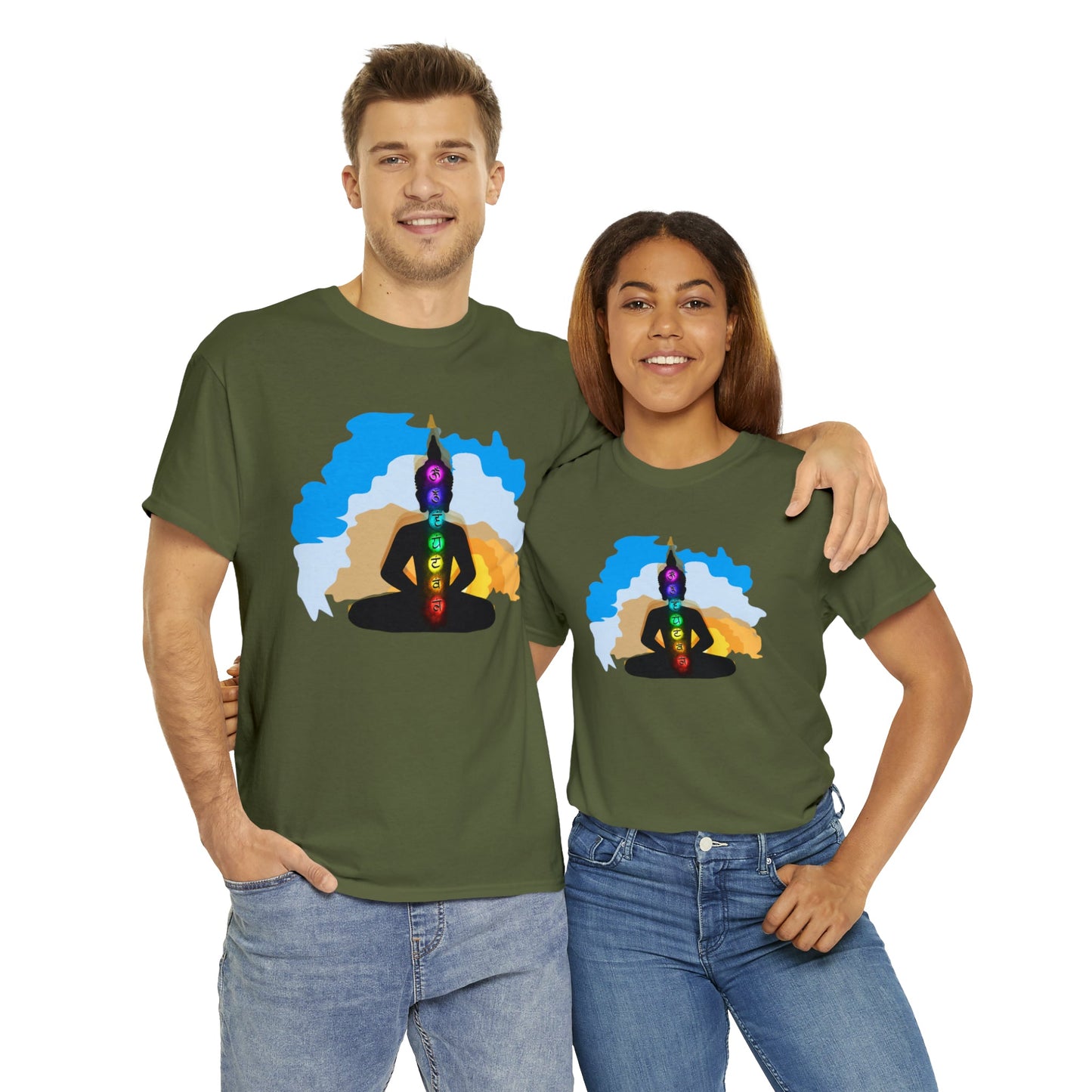 Chakra Unisex Heavy Cotton Tee