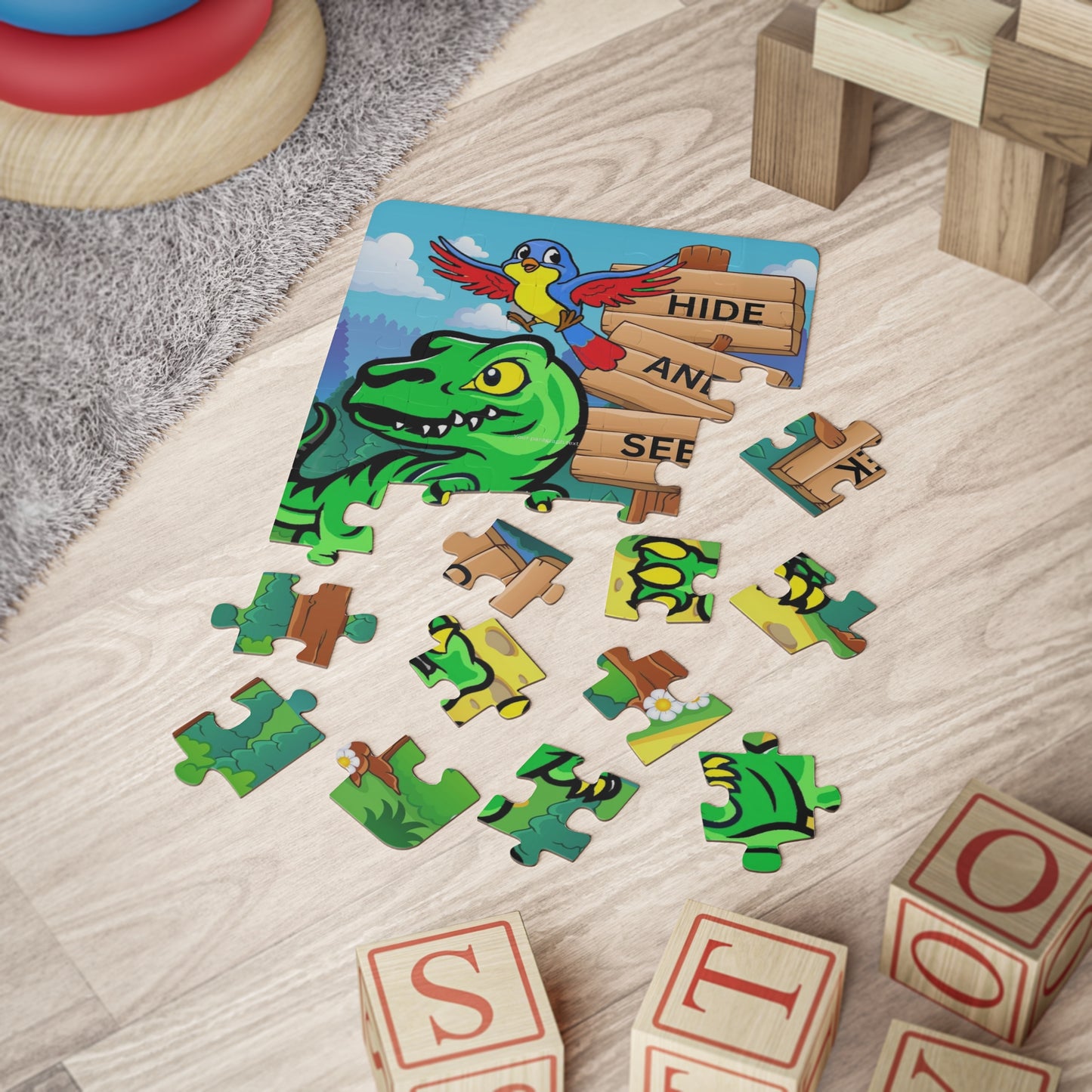 Hide and Seek Kids' Puzzle, 30-Piece
