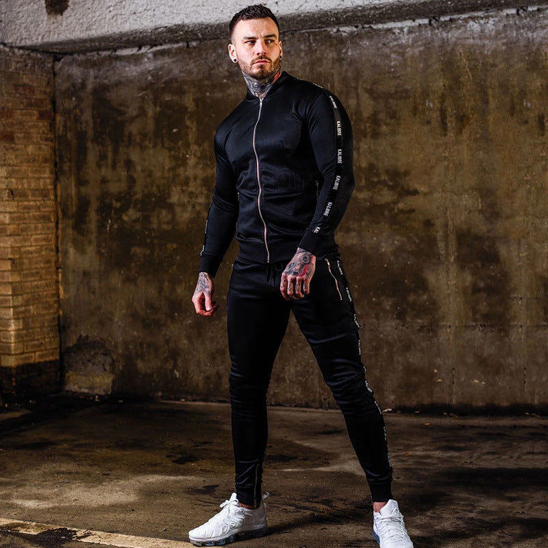 Casual Cardigan Sports Sweat Suite