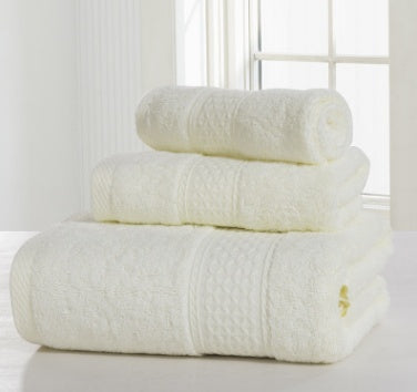 Cotton soft double-sided thick towel-set