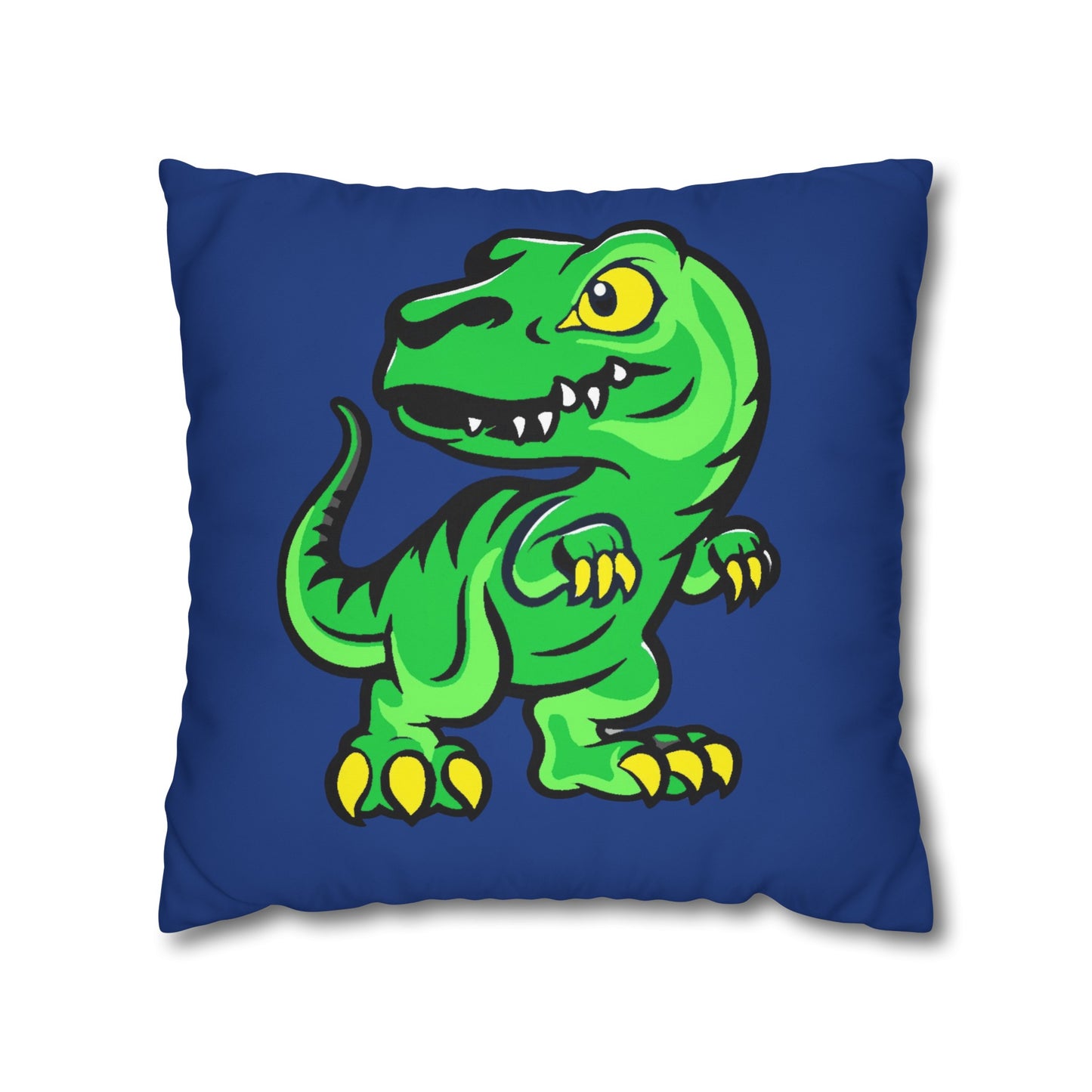 Dinosaur Blue Polyester Pillowcase