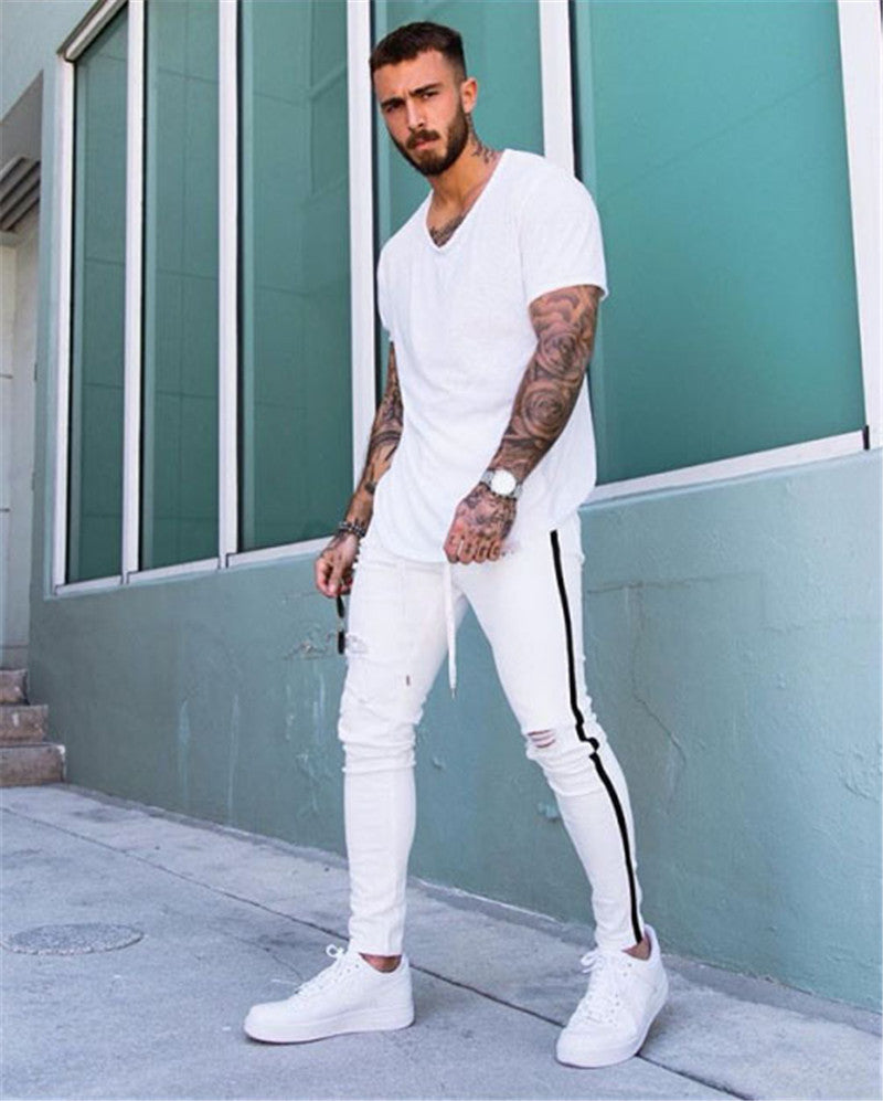 Men's Tattered Jeans