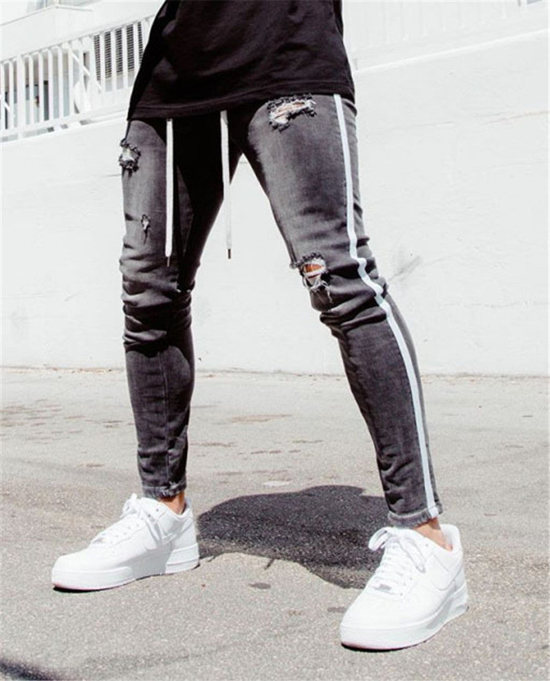 Men's Tattered Jeans