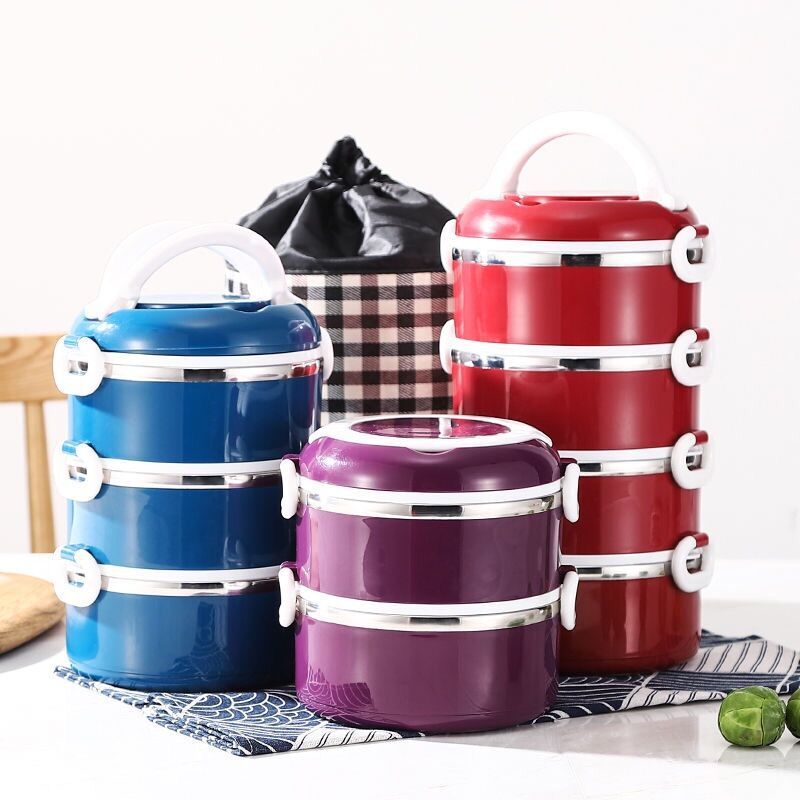 Portable Large Capacity Stainless Steel Insulated Lunch Box