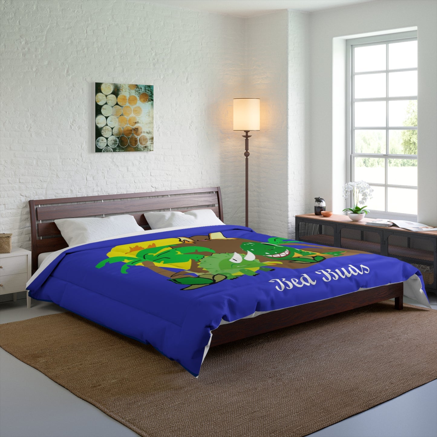 Bed Buds Blue Comforter