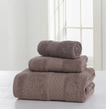 Cotton soft double-sided thick towel-set