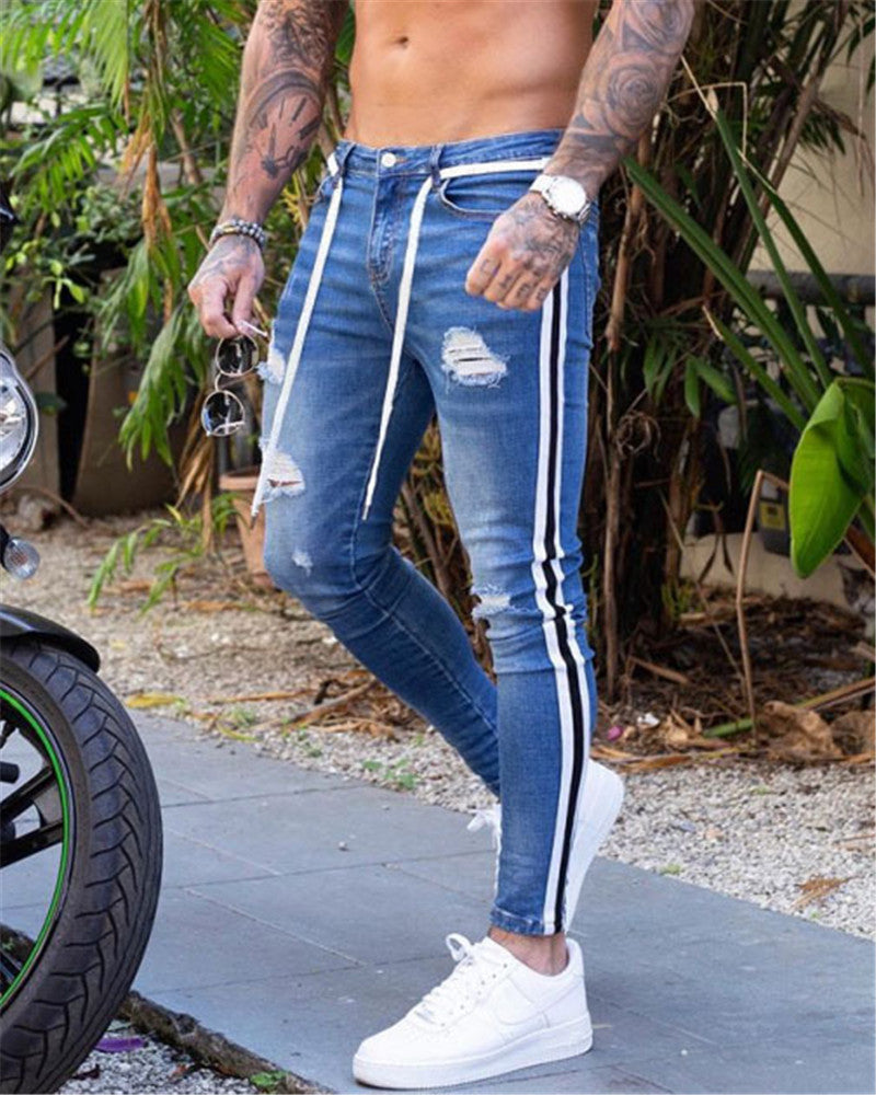 Men's Tattered Jeans