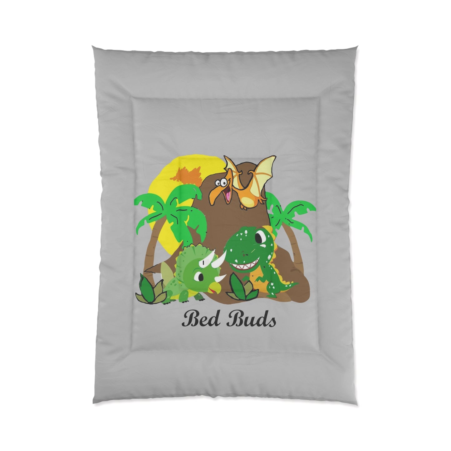 Bed Buds Grey Comforter