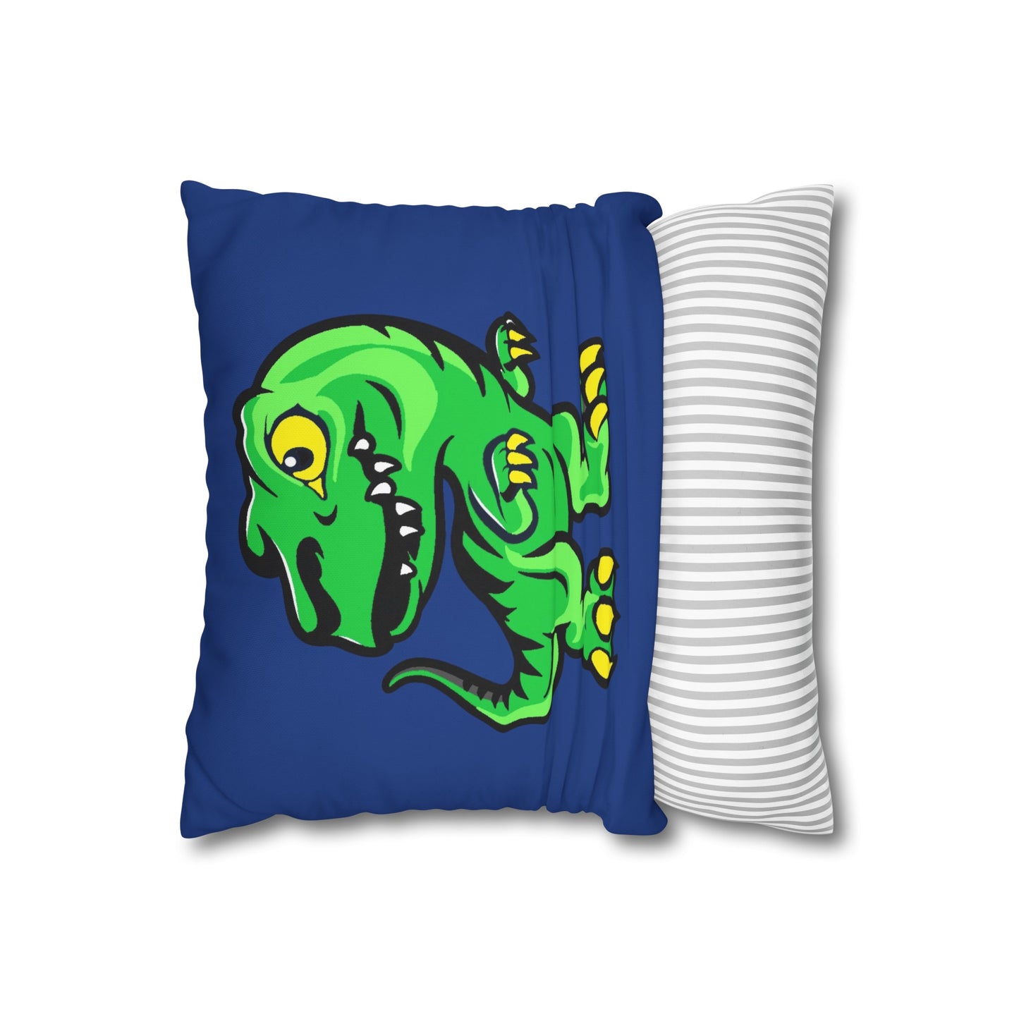 Dinosaur Blue Polyester Pillowcase