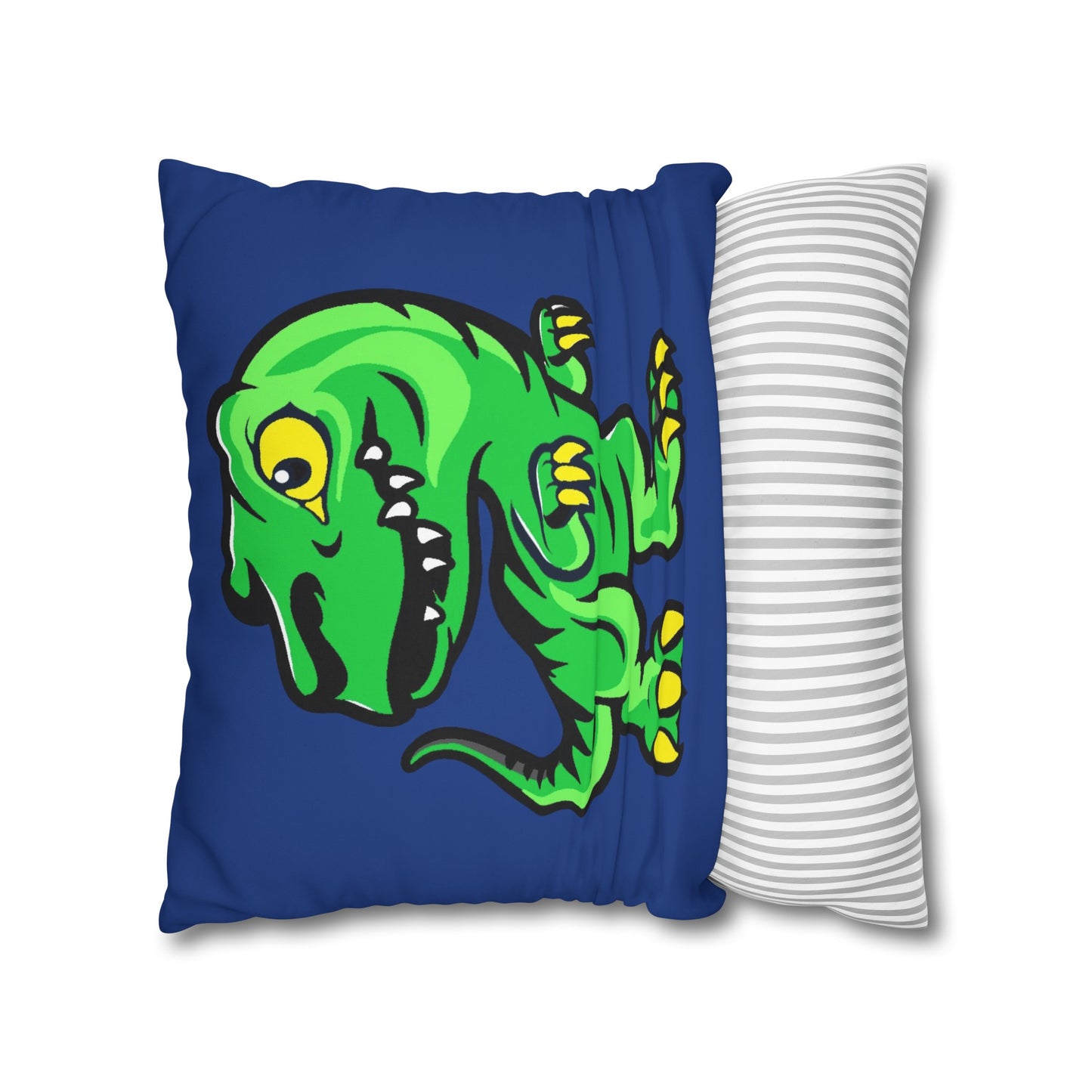 Dinosaur Blue Polyester Pillowcase