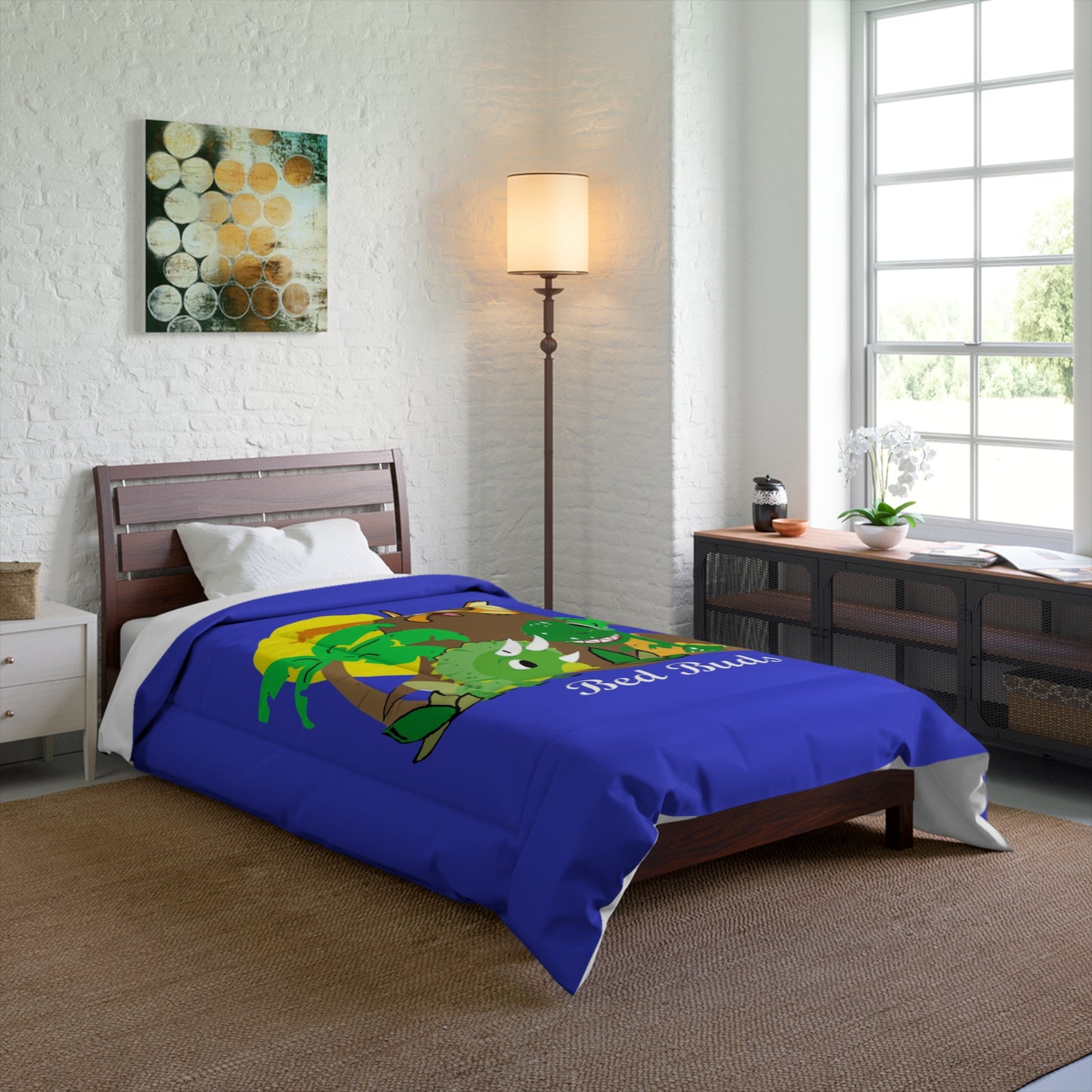 Bed Buds Blue Comforter