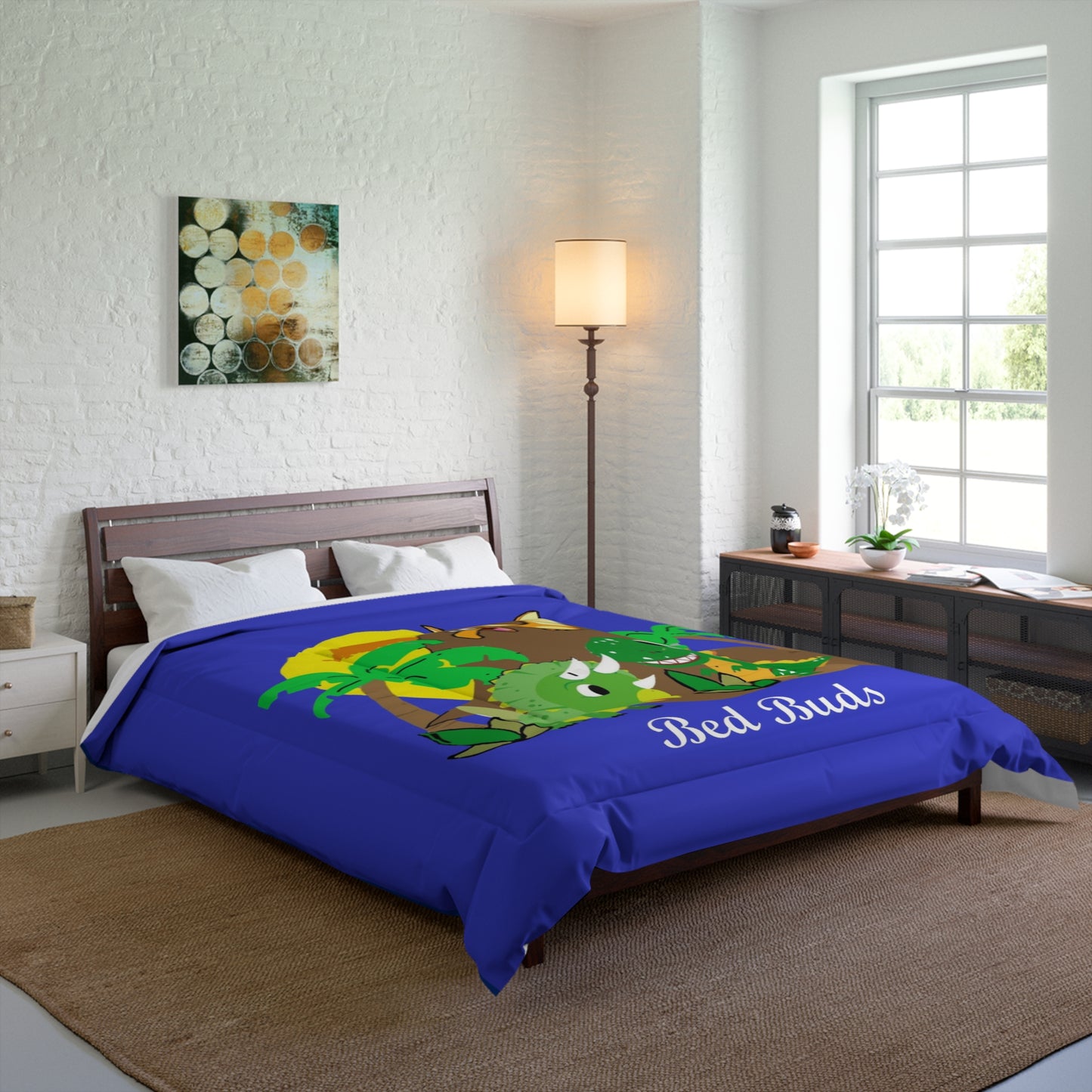 Bed Buds Blue Comforter