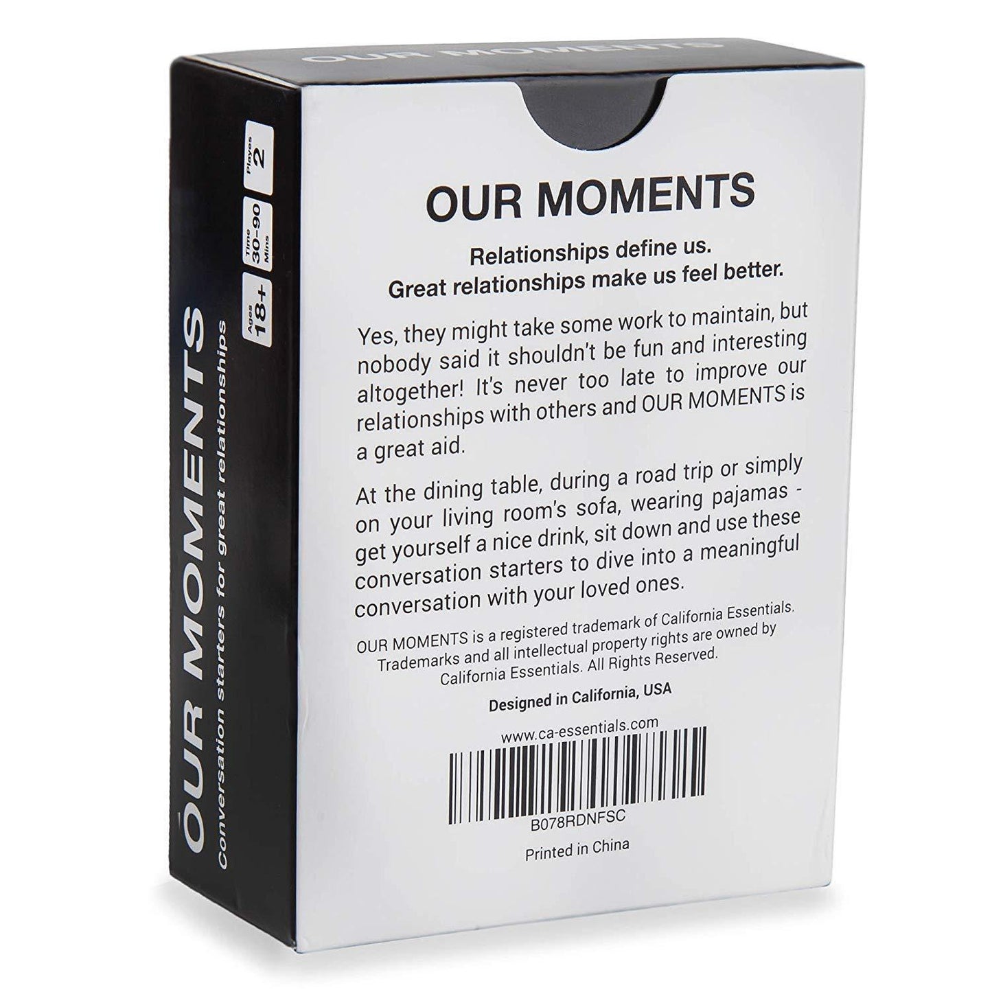 Our Moments Couples Card Game
