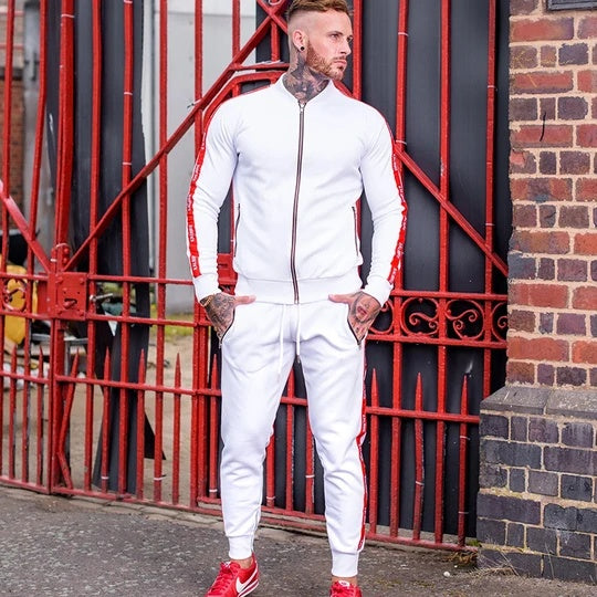 Casual Cardigan Sports Sweat Suite