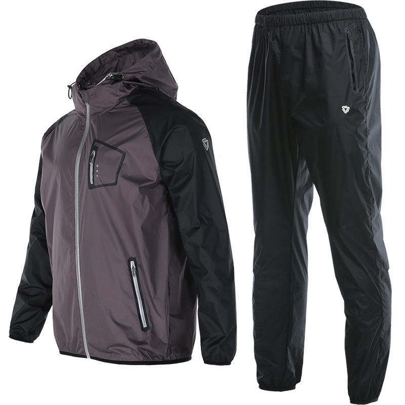 Men's Heavy Sweat Suite for Fitness and Sports