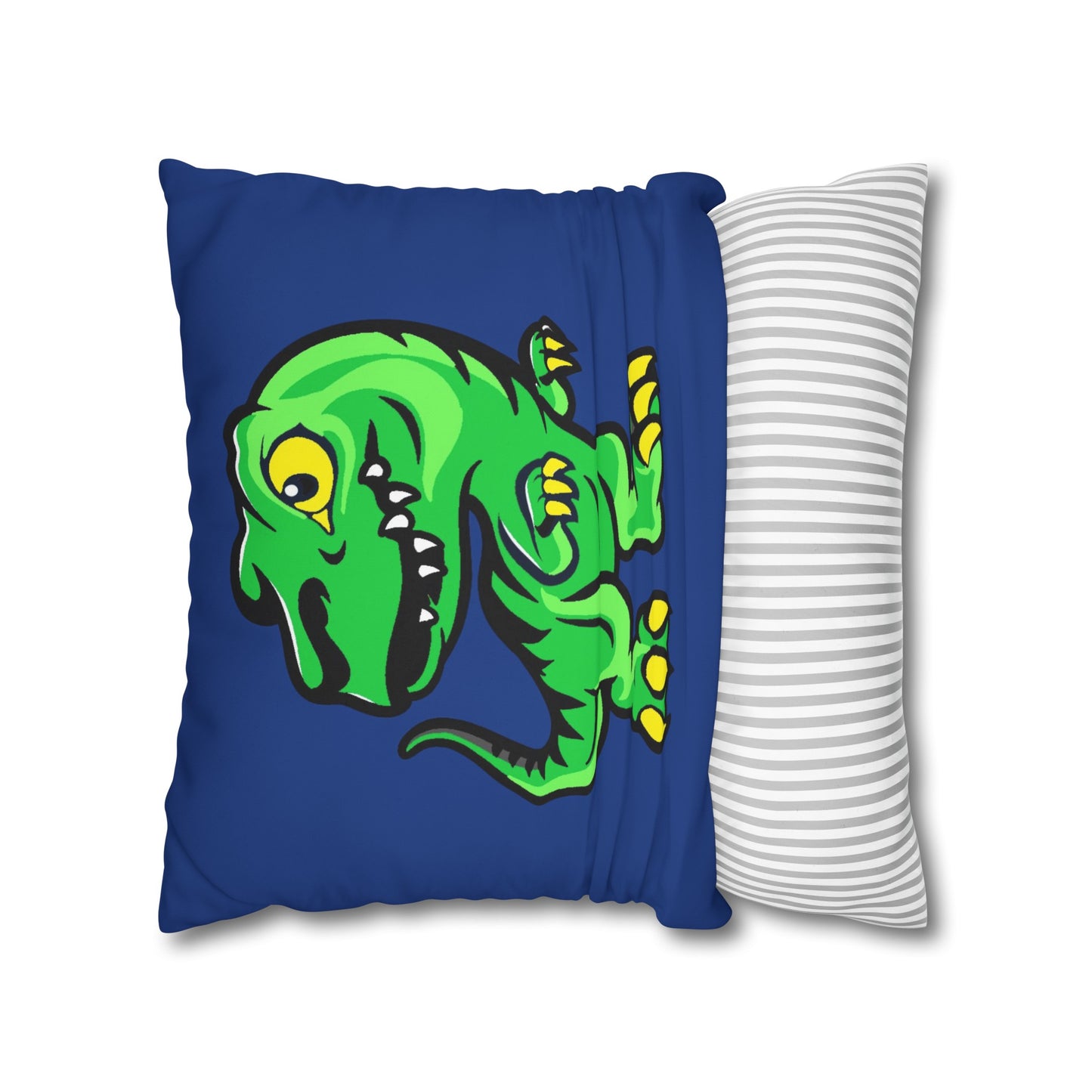 Dinosaur Blue Polyester Pillowcase