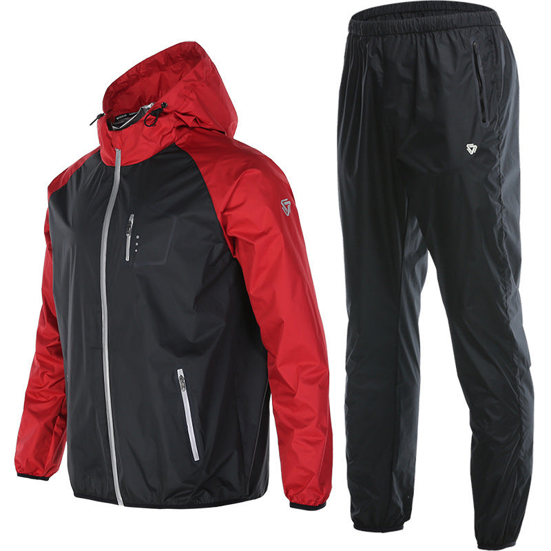 Men's Heavy Sweat Suite for Fitness and Sports