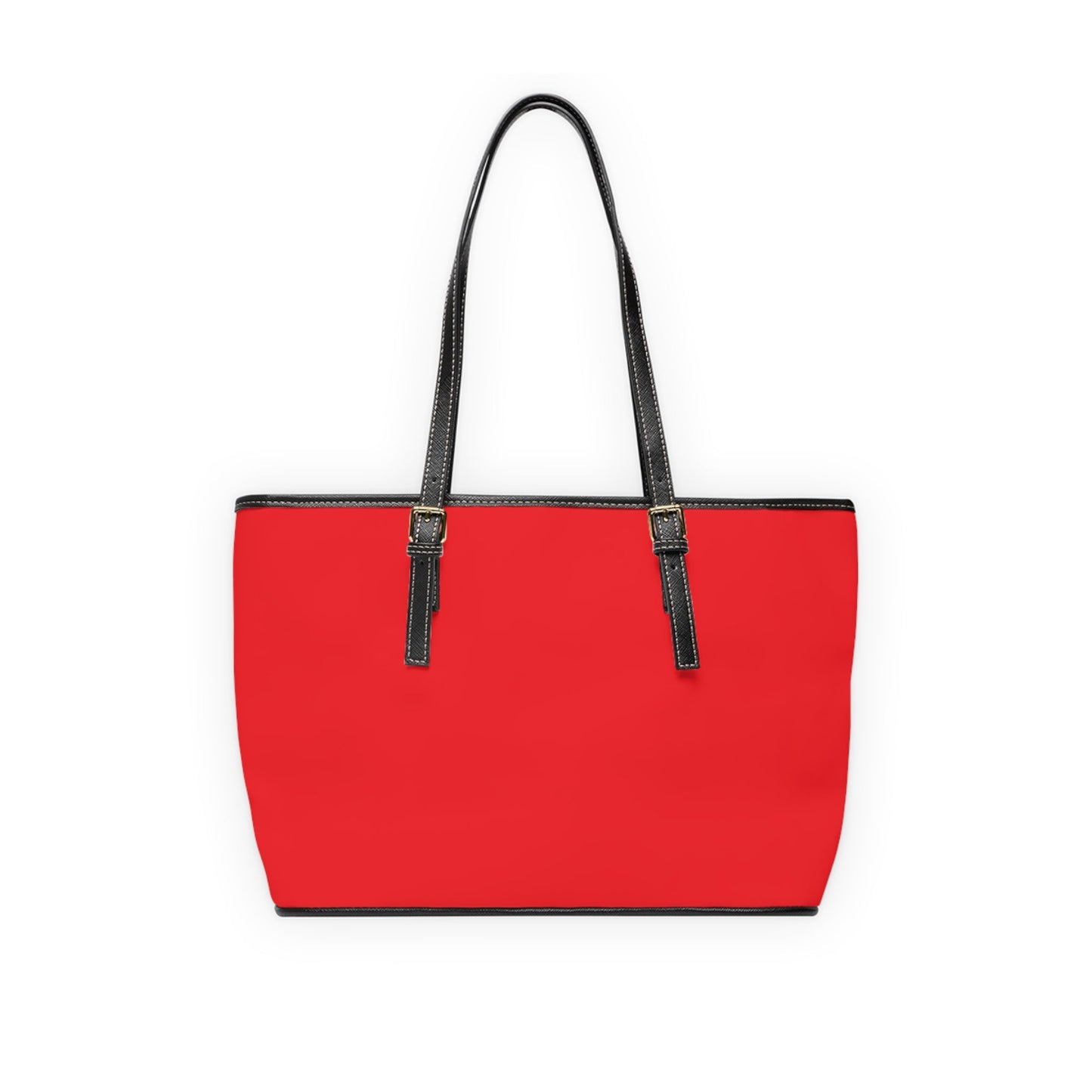 Red "Body Mind & Soul" PU Leather Shoulder Bag