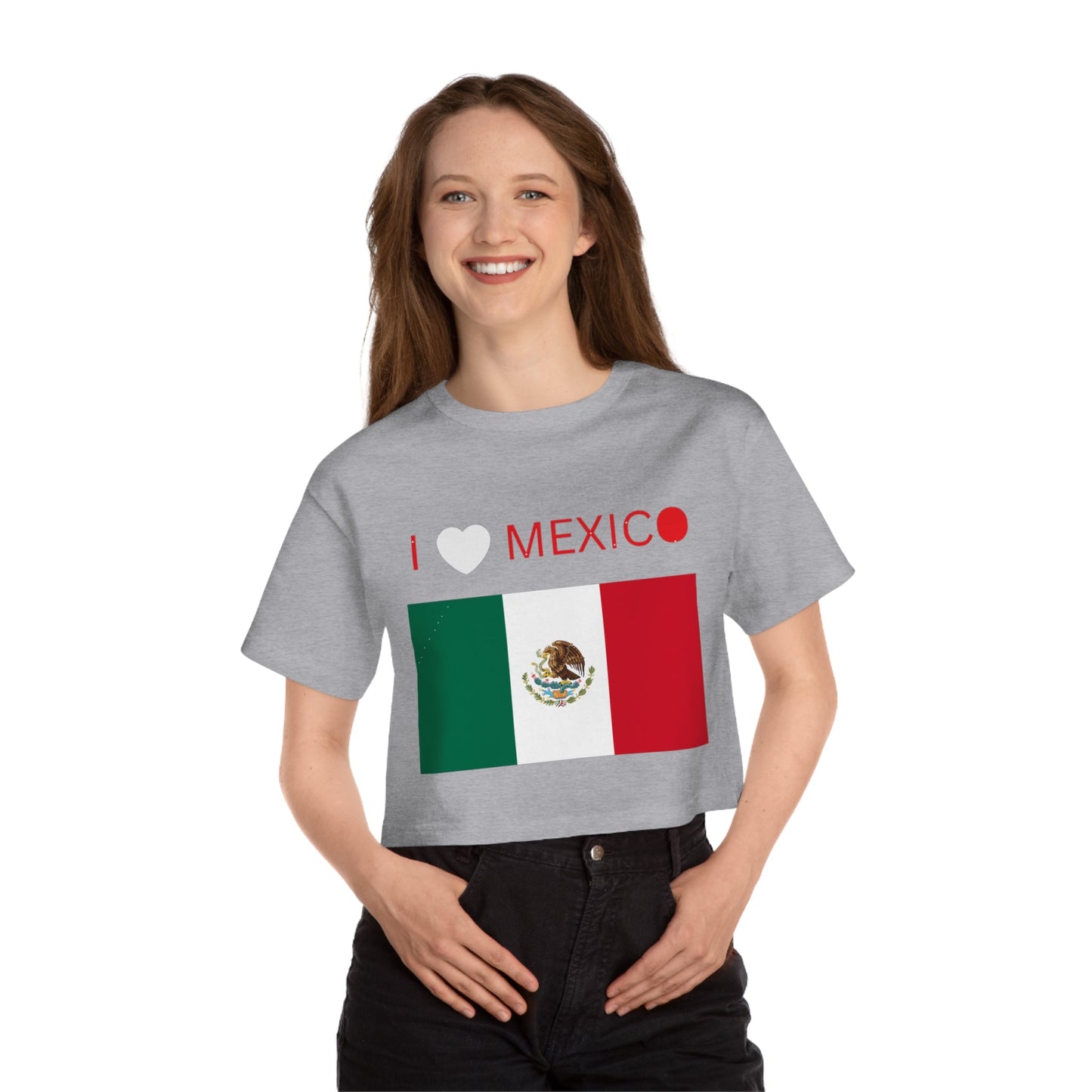 Mexico Champion Women's Heritage Cropped T-Shirt
