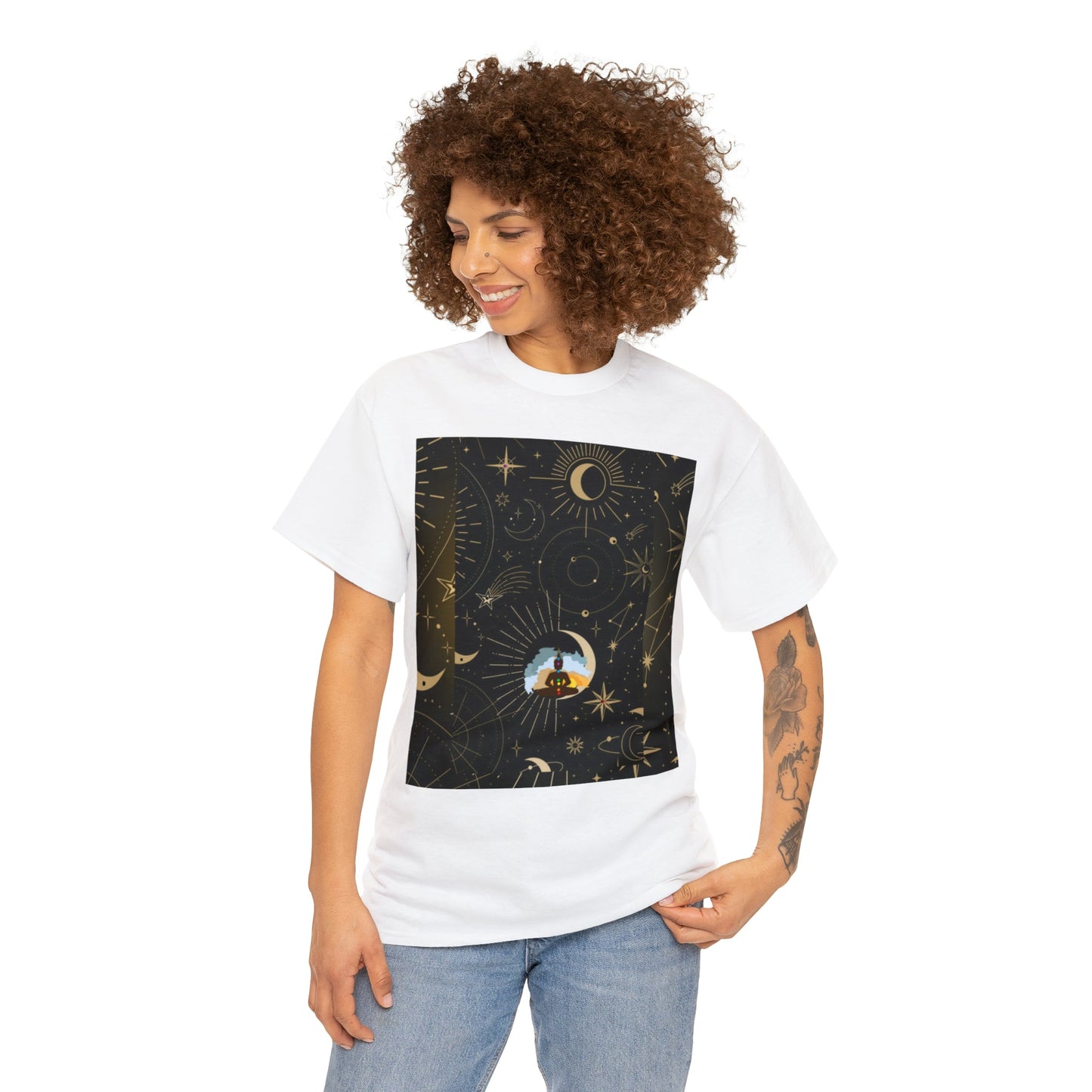 Starry Night Unisex Heavy Cotton Tee