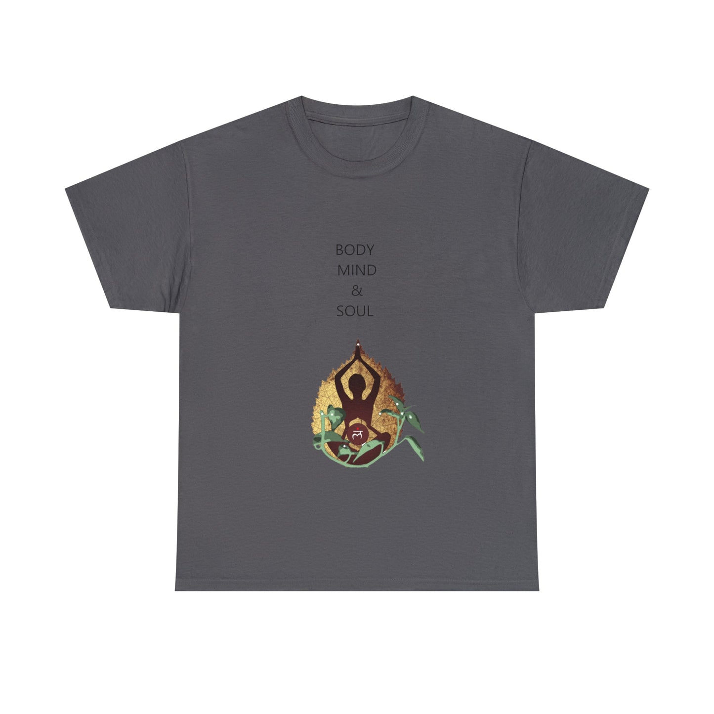 "Body Mind & Soul" Unisex Heavy Cotton Tee