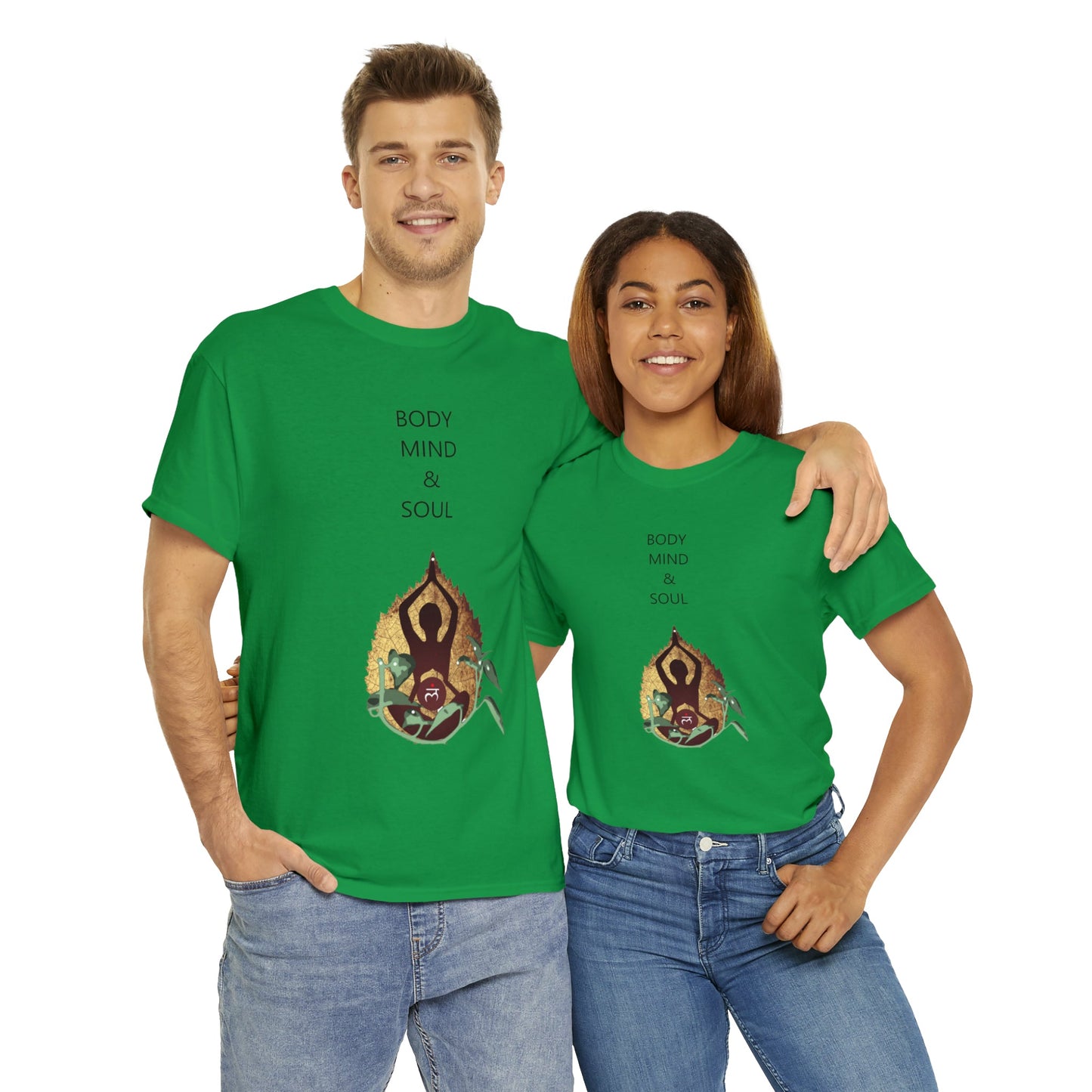Mind Body Soul Heavy Cotton Tee