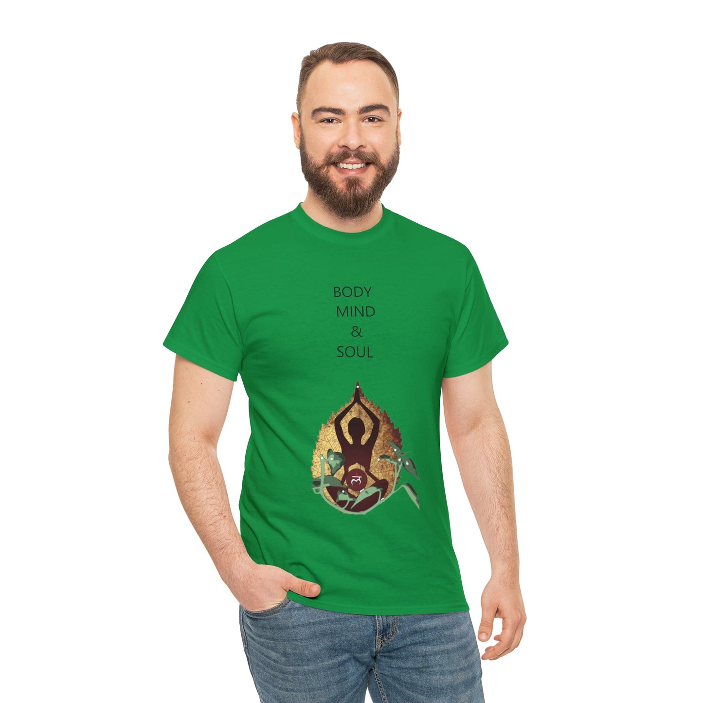 Mind Body Soul Heavy Cotton Tee