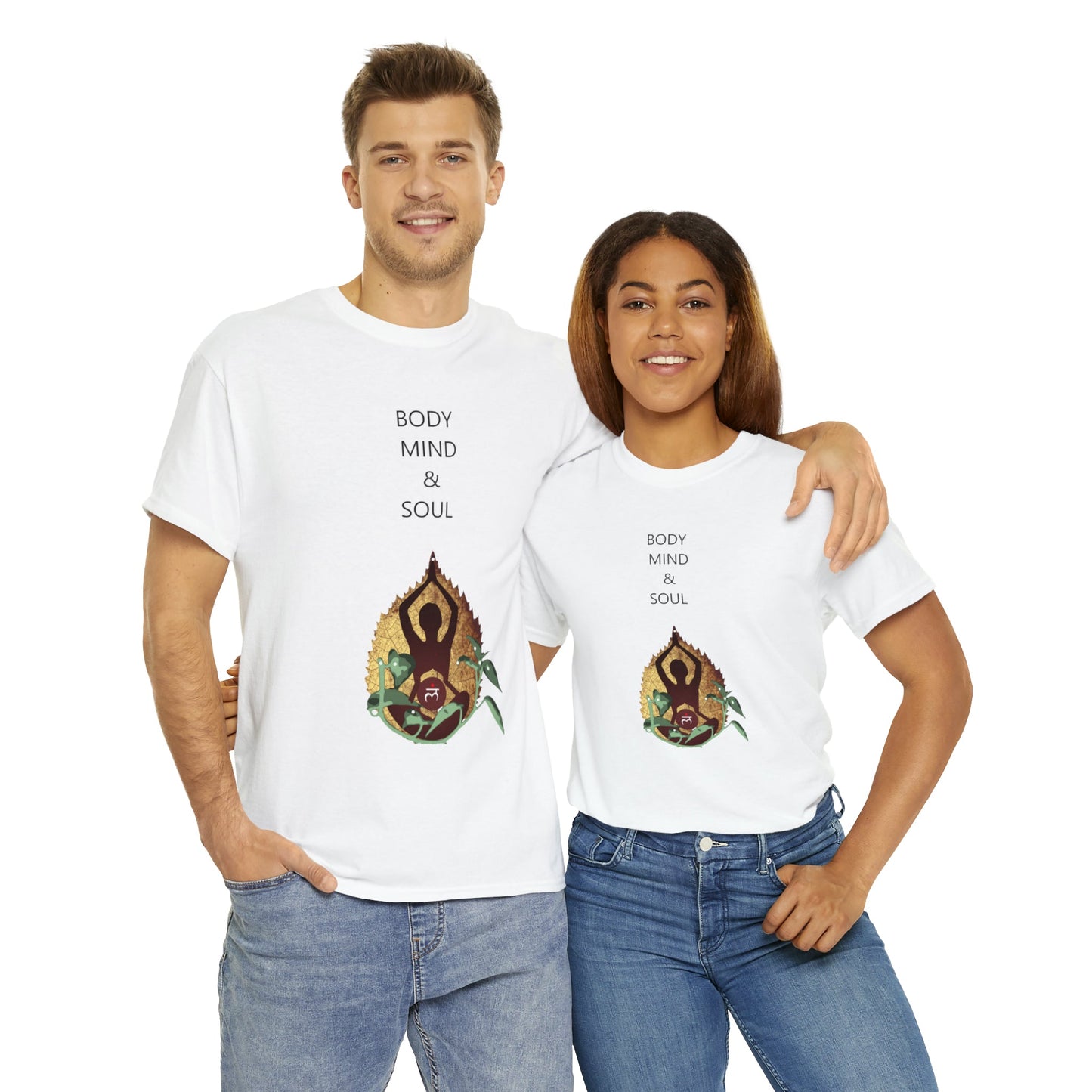 Mind Body Soul Heavy Cotton Tee