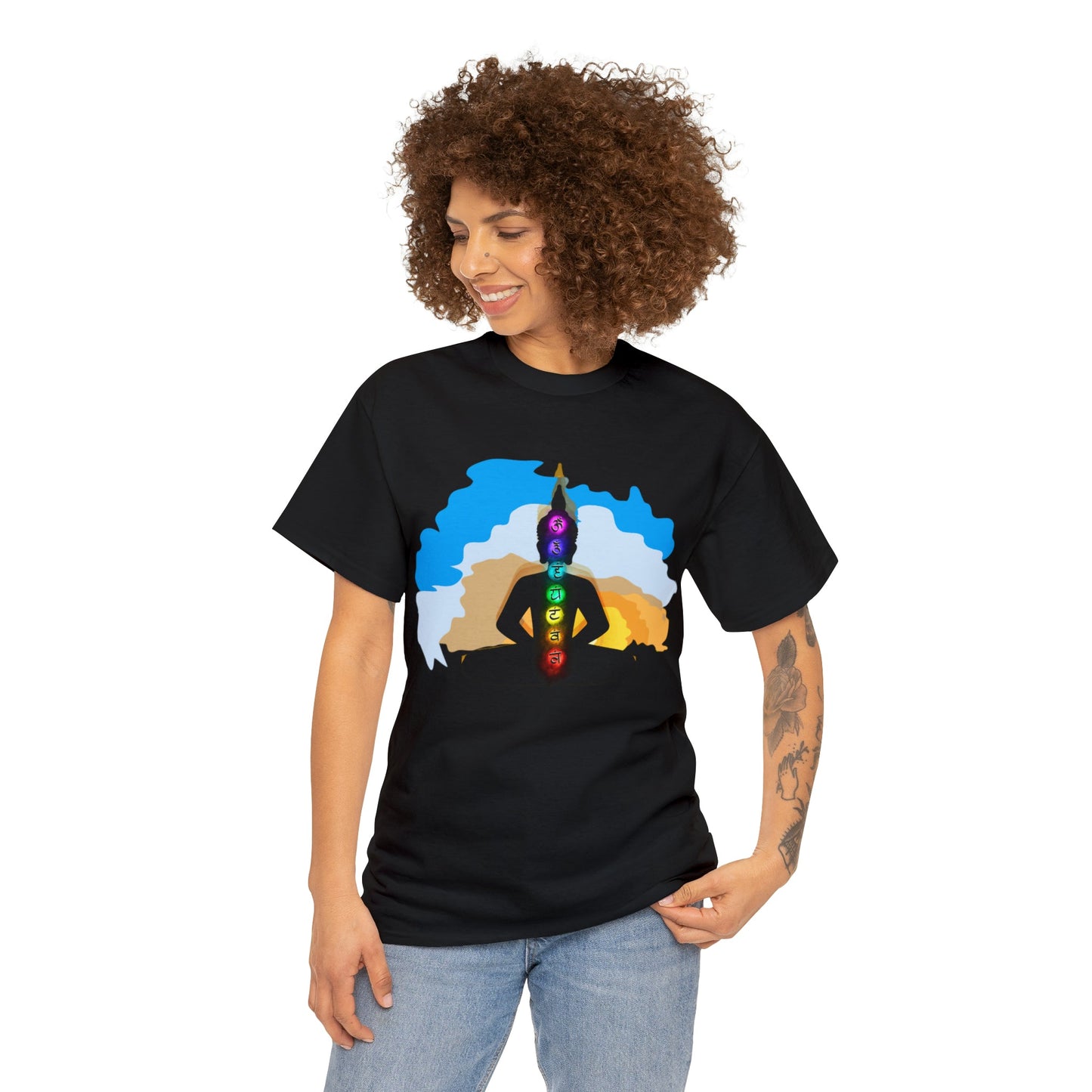 Chakra Unisex Heavy Cotton Tee